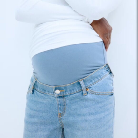 H&M Light Blue Straight Leg Jeans - Picture 2 of 5